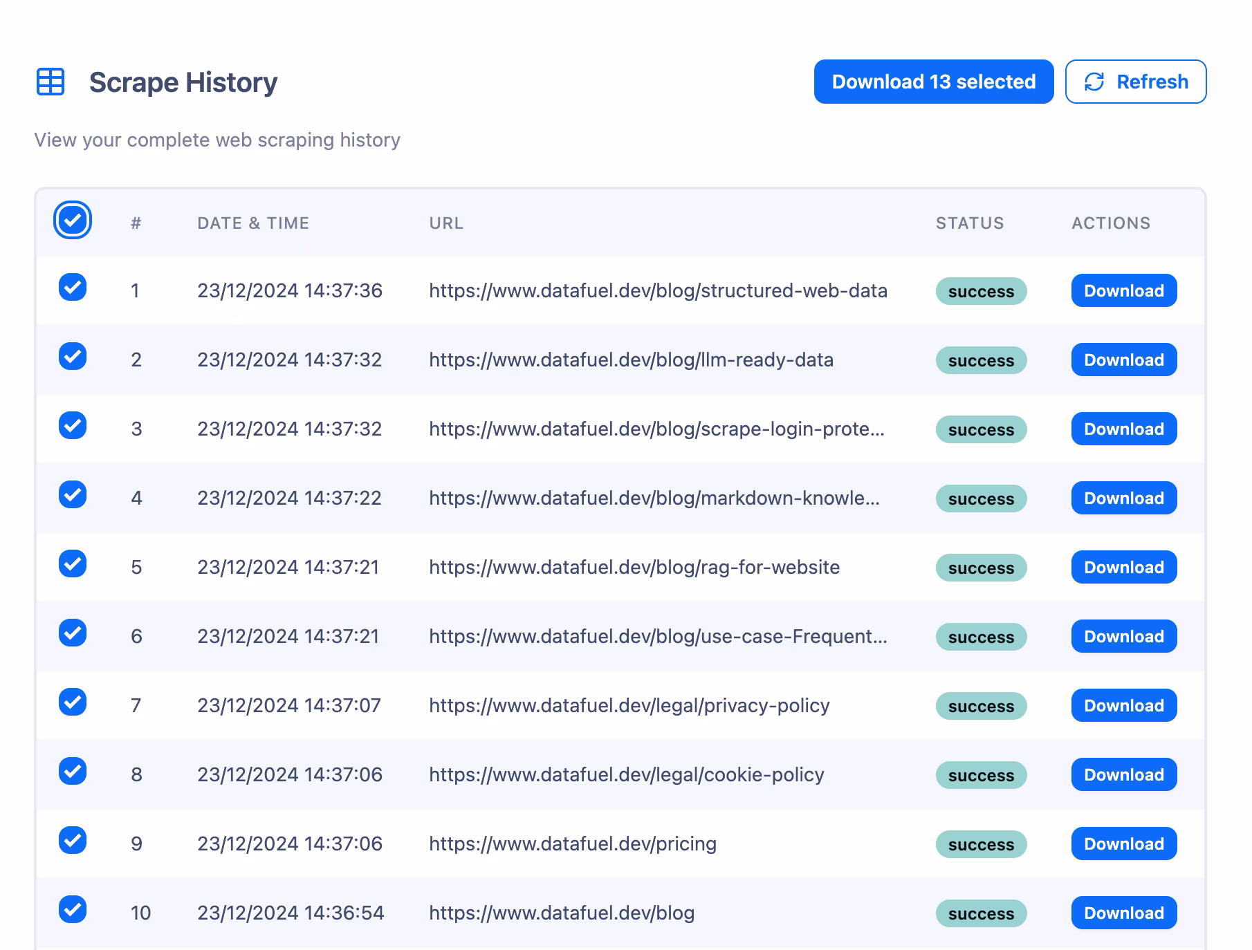 Allow selecting multiple files and improved file naming